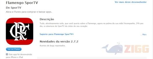 Flamengo SporTV 2 Flamengo SporTV no iPhone