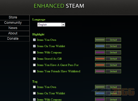 Enhanced Steam para Firefox
