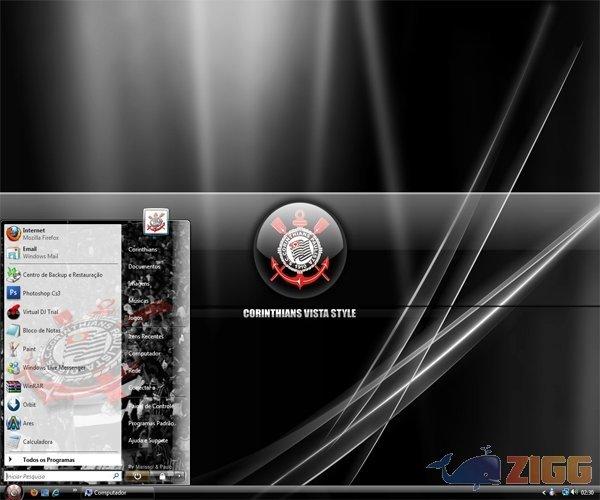Tema do Corinthians para Vista 1