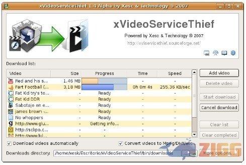 xVideoServiceThief 1 xVideoServiceThief para Linux