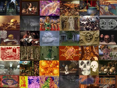 Halloween Art Slide Show