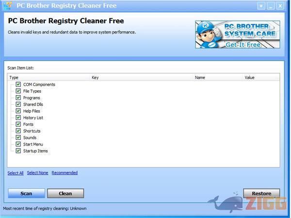 PC Brother Registry Cleaner