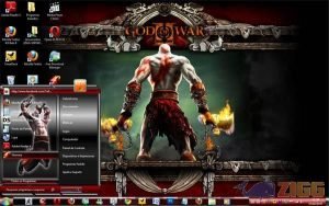 Captura 1 de God of War tema para Windows 7