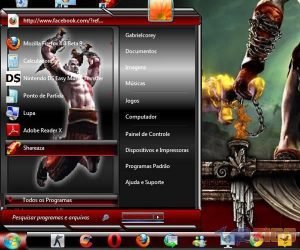 Captura 2 de God of War tema para Windows 7
