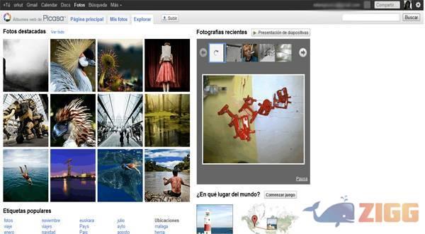 Picasa para Chrome