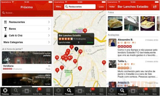Yelp para iPhone