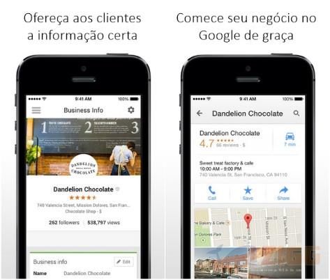 Google Meu negócio 1 baixar Google Meu Negócio para iPhone