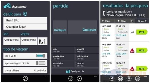 Skyscanner para Windows Phone