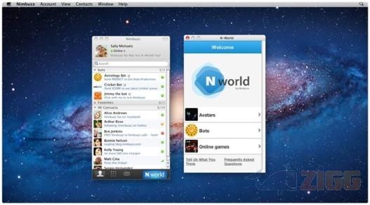 Nimbuzz 1 Nimbuzz para Mac