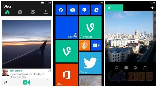 Vine para Windows Phone
