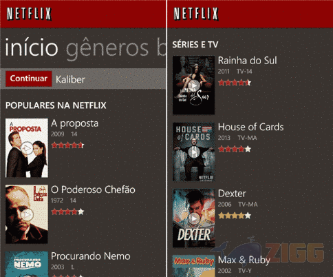netflix para windows phone