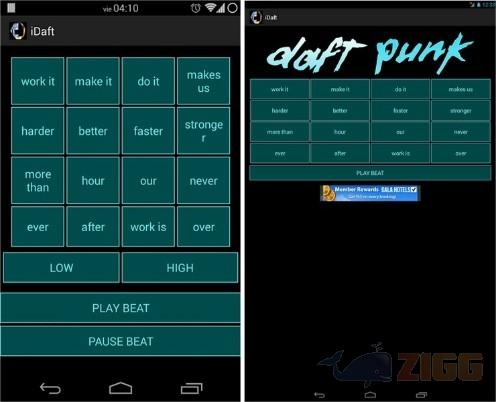 idaft harder better faster stronger para android