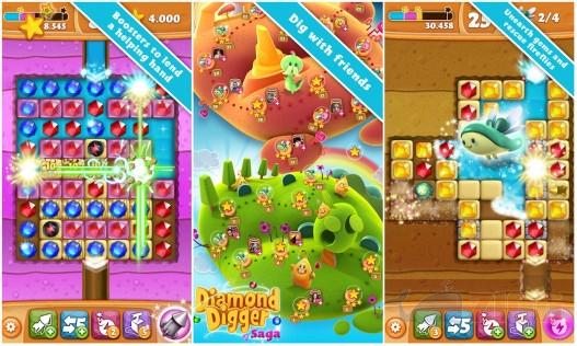 Diamond Digger Saga para iPhone