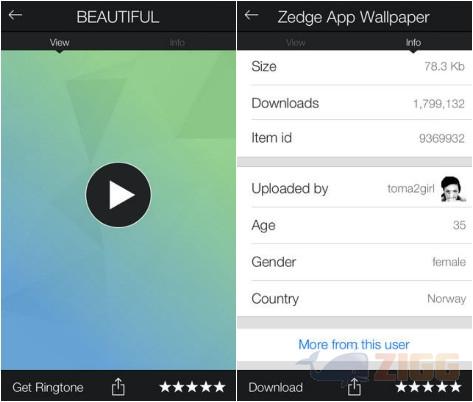ZEDGE Ringtones & Wallpapers 2 ZEDGE Ringtones & Wallpapers para iPhone