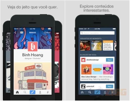 Tumblr 2 Tumblr para iOS