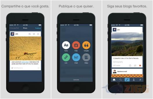 Tumblr 1 Tumblr para iOS