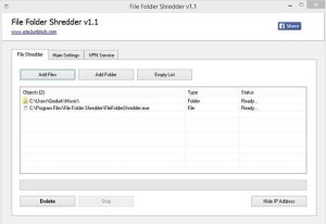 File Folder Shredder