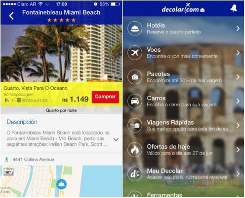 Decolar.com para iPhone