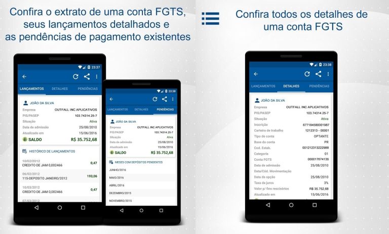 FGTS Fácil – Extrato e Inativo
