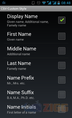 Backup Contacts 3 backup contatcs