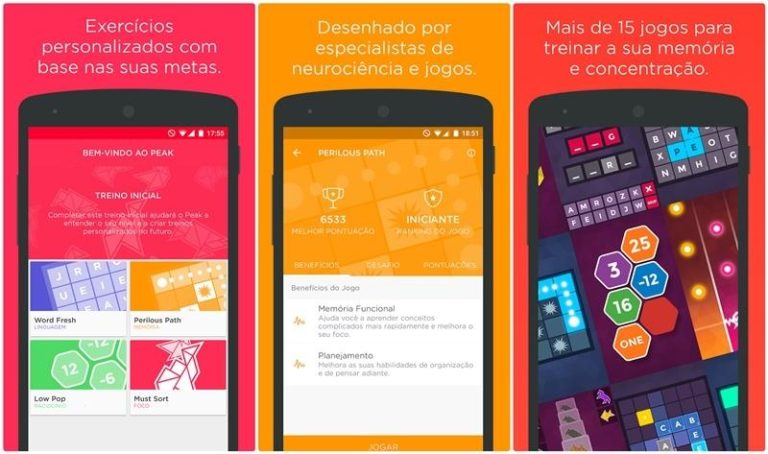 Peak – Jogos para o Cérebro