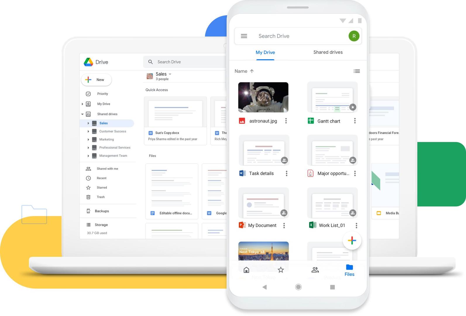 como usar o google drive
