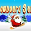 Snowboard Santa