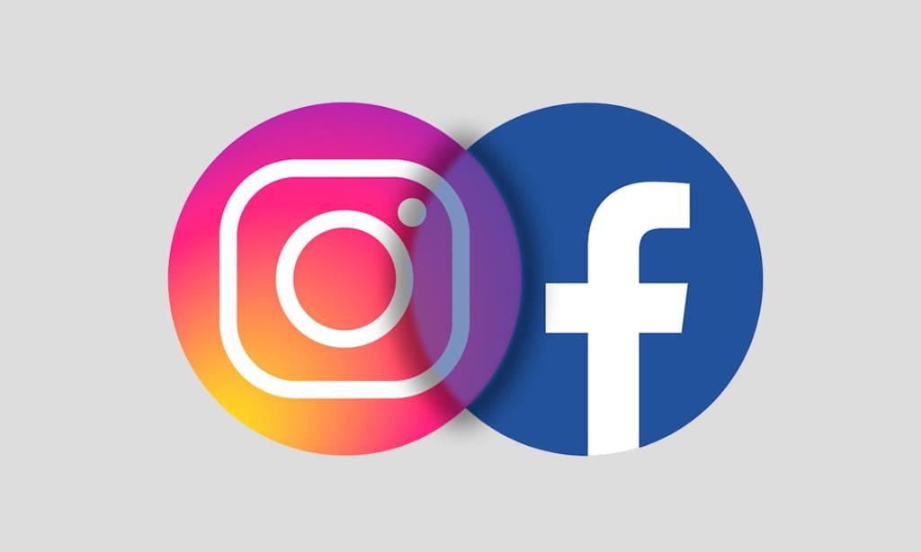 instagram e facebook