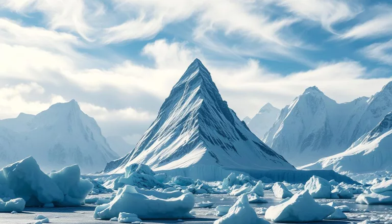 Pirâmide na Antártida: Mistério revelado sobre a montanha simétrica