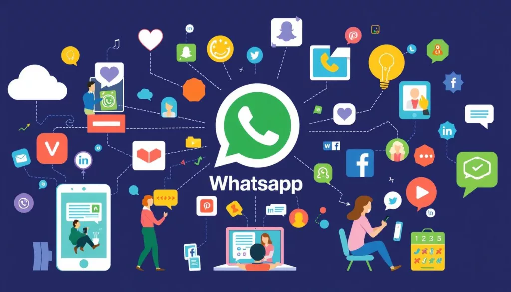 Integração WhatsApp com Redes Sociais