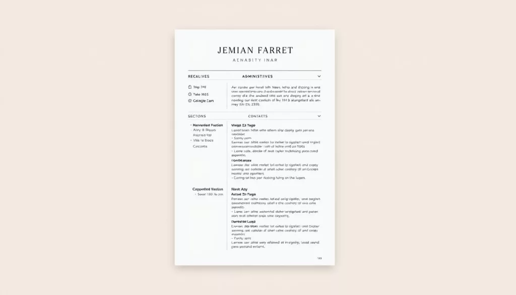 Currículo auxiliar administrativo