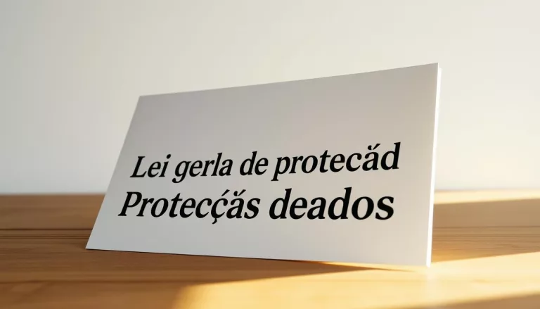 O que é LGPD