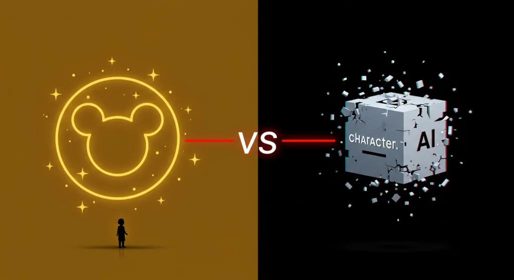 Disney confronta o Character.AI: disputa por direitos autorais e proteção infantil