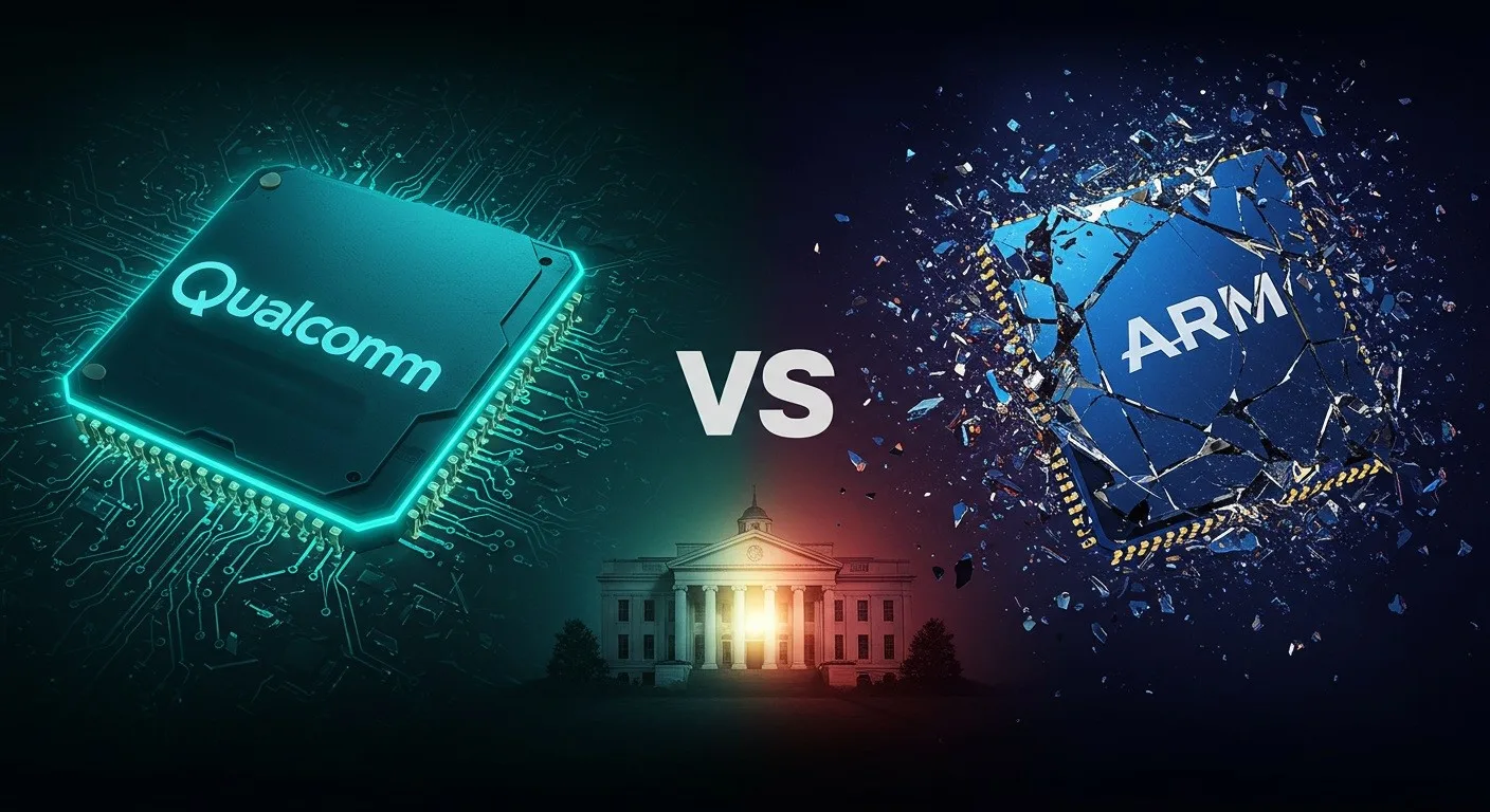 Qualcomm vence batalha de licenciamento com Arm e assegura a continuidade de seus chips. 1 Qualcomm vence batalha de licenciamento com Arm e assegura a continuidade de seus chips.