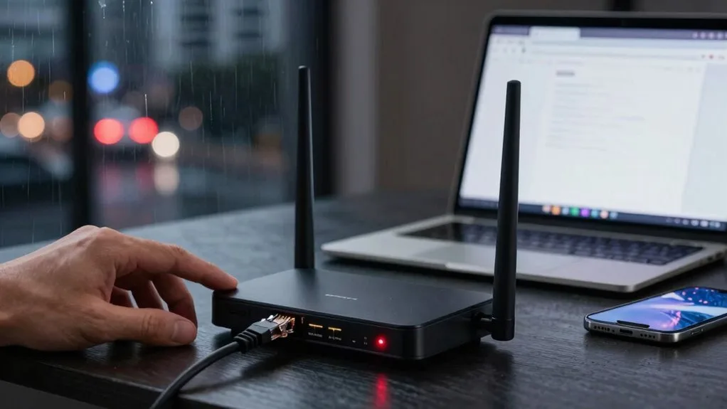 verificar status de interrupção do provedor de internet