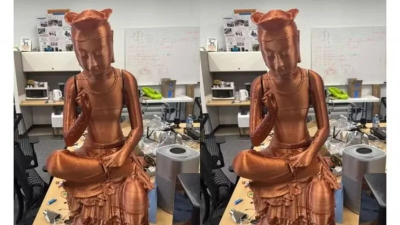 Robô budista: UFLA cria IA para museus coreanos 1 Robô buda capa